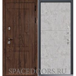 Входная дверь Command Doors Chalet 38 Бетон молочный