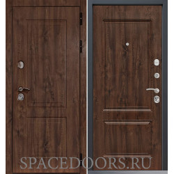 Входная дверь Command Doors Chalet 61 Темный дуб