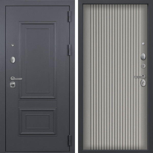 Входная дверь Command Doors Честер 11 Грей софт