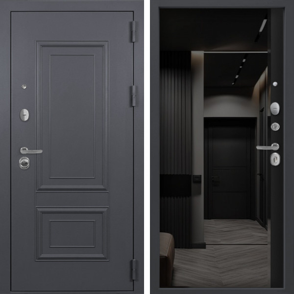 Входная дверь Command Doors Честер 116Z Черный кварц