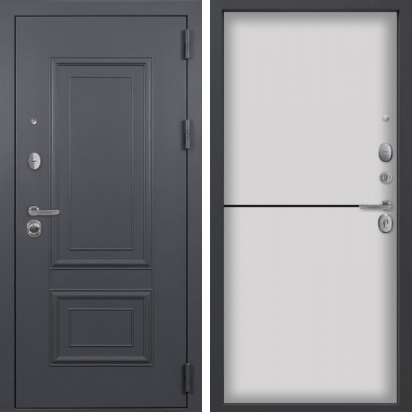 Входная дверь Command Doors Честер 12 Белый матовый