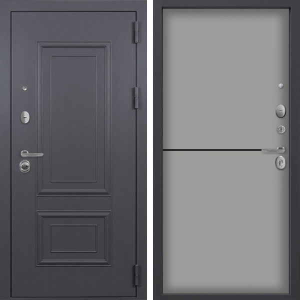 Входная дверь Command Doors Честер 12 Грей софт