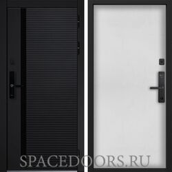 Входная дверь Command doors Cyber Horizon 00 Белый матовый