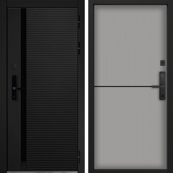 Входная дверь Command Doors Cyber Horizon 12 Грей софт