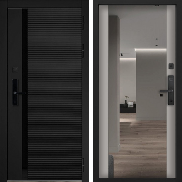 Входная дверь Command Doors Cyber Horizon 3Z Грей софт