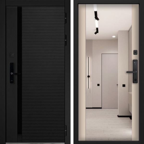 Входная дверь Command Doors Cyber Horizon 3Z Капучино софт