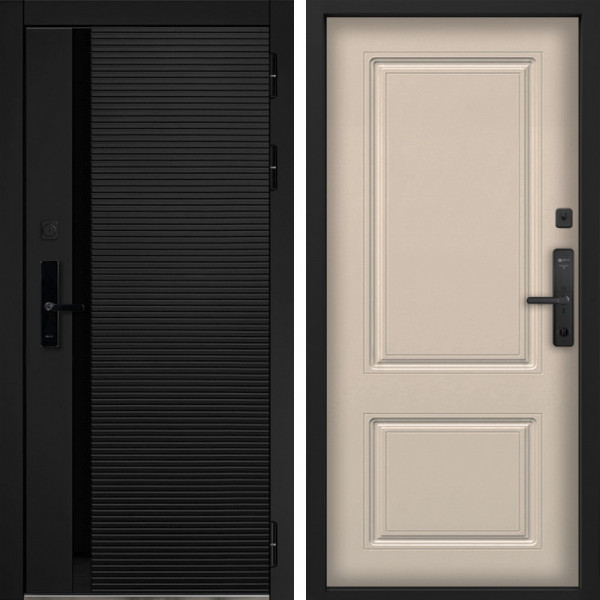 Входная дверь Command Doors Cyber Horizon 61 Капучино софт