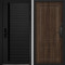 Входная дверь Command doors Cyber Horizon 61 Темный дуб