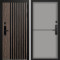 Входная дверь Command Doors Cyber Лофт 12 Грей софт