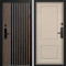 Входная дверь Command Doors Cyber Лофт 61 Капучино софт