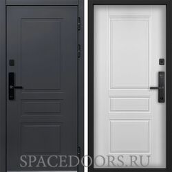 Входная дверь Command doors Cyber lord 02 Белый Матовый