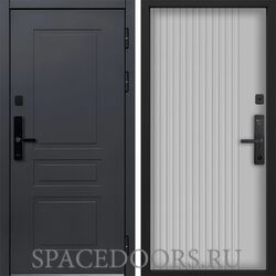 Входная дверь Command doors Cyber lord 03 Белый матовый