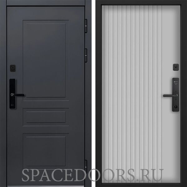 Входная дверь Command doors Cyber lord 03 Белый матовый