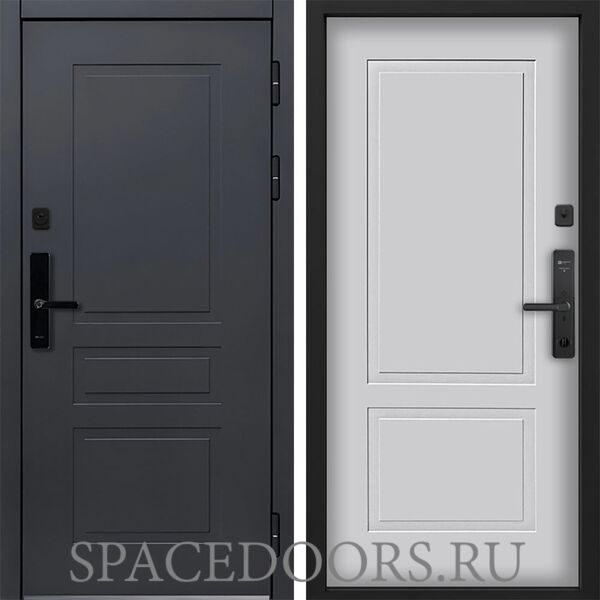 Входная дверь Command doors Cyber lord 05 Белый матовый