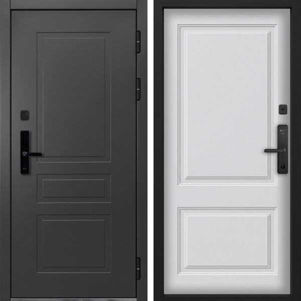 Входная дверь Command Doors Cyber lord 05 Белый матовый (новая)