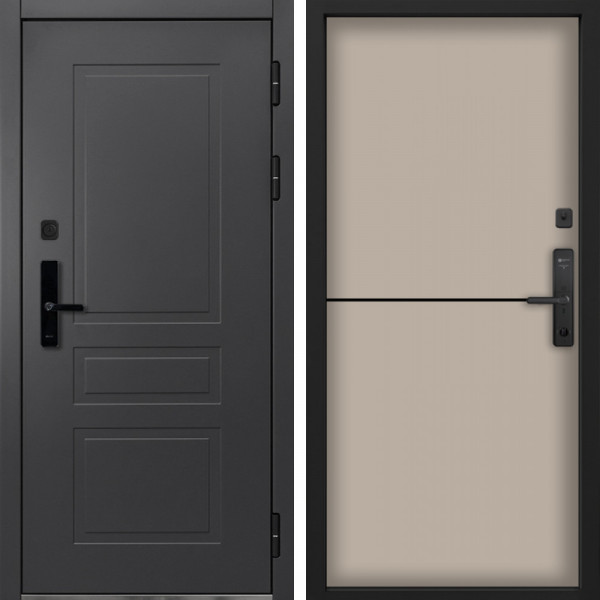 Входная дверь Command Doors Cyber lord 12 Капучино софт
