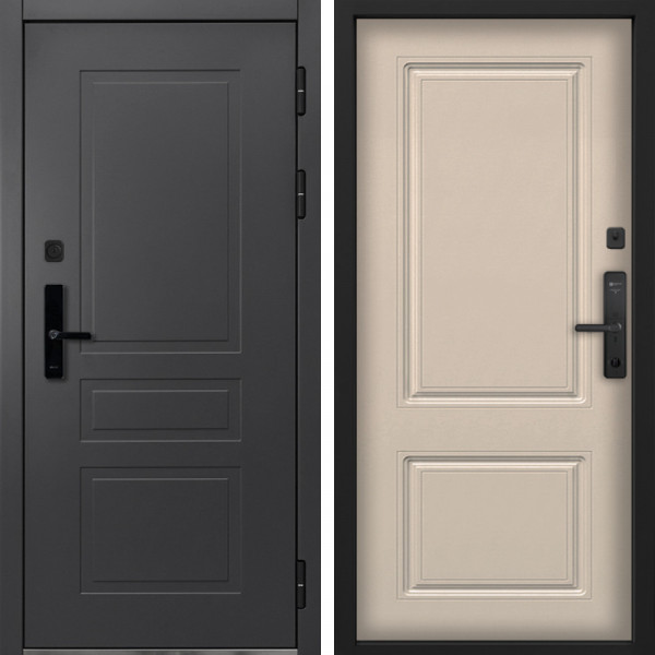Входная дверь Command Doors Cyber lord 61 Капучино софт