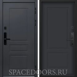 Входная дверь Command doors Cyber lord 05 Графит Серый