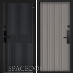 Входная дверь Command doors cyber matrix grey 03 Кварц софт