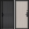 Входная дверь Command doors cyber matrix grey 00 Белая лиственница