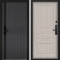 Входная дверь Command doors cyber matrix grey 02 Белая Лиственница