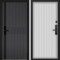 Входная дверь Command doors cyber matrix grey 03 Белый матовый