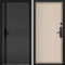 Входная дверь Command Doors Cyber Matrix grey 11 Капучино софт