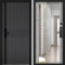 Входная дверь Command doors cyber matrix grey 3z бетон молочный