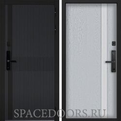 Входная дверь Command doors cyber matrix grey 6S Альберо Браш