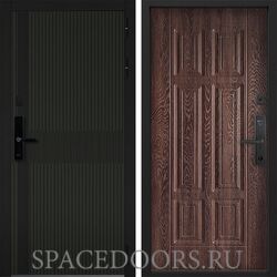 Входная дверь Command doors Cyber matrix oliva 15 Дуб коньяк