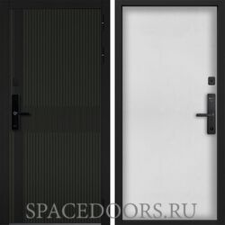 Входная дверь Command doors Cyber matrix oliva 00 Белый матовый