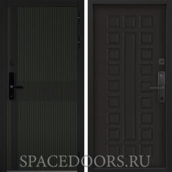 Входная дверь Command doors Cyber matrix oliva 01 Венге