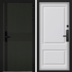 Входная дверь Command Doors Cyber matrix oliva 05 Белый матовый (новая)