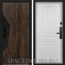 Входная дверь Command doors Cyber Shelwood 02 Белый Матовый