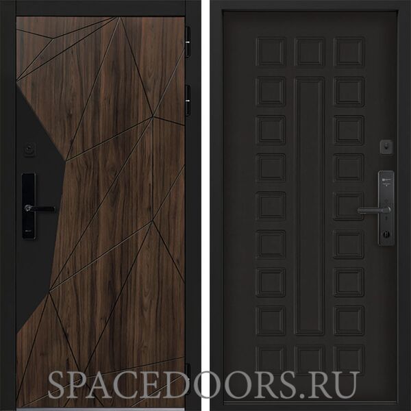 Входная дверь Command doors Cyber Shelwood 01 Венге