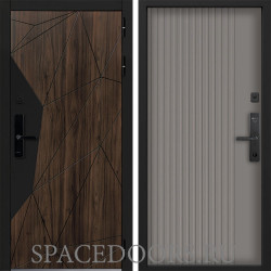 Входная дверь Command doors Cyber Shelwood 03 Кварц софт