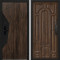 Входная дверь Command doors Cyber Shelwood 17.02 Темный Дуб