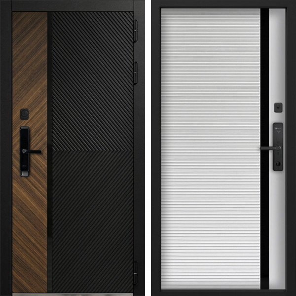 Входная дверь Command Doors Cyber Тессеракт 30B Белый матовый