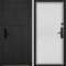 Входная дверь Command doors Cyber tetris black 00 Белый матовый