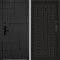Входная дверь Command doors Cyber tetris black 01 Венге