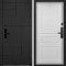 Входная дверь Command doors Cyber tetris black 02 Белый Матовый