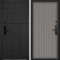 Входная дверь Command doors Cyber tetris black 03 Кварц софт