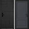 Входная дверь Command doors Cyber tetris black 05 Графит Серый
