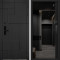 Входная дверь Command Doors Cyber tetris black 116Z Черный кварц