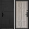 Входная дверь Command doors Cyber tetris black 15 Дуб крем