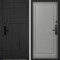 Входная дверь Command Doors Cyber tetris black 38 Грей софт