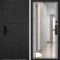 Входная дверь Command doors Cyber tetris black 3z бетон молочный