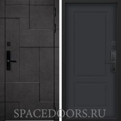 Входная дверь Command doors Cyber tetris grey 05 Графит Серый