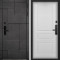 Входная дверь Command doors Cyber tetris grey 02 Белый Матовый