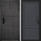 Входная дверь Command doors Cyber tetris grey 05 Графит Серый